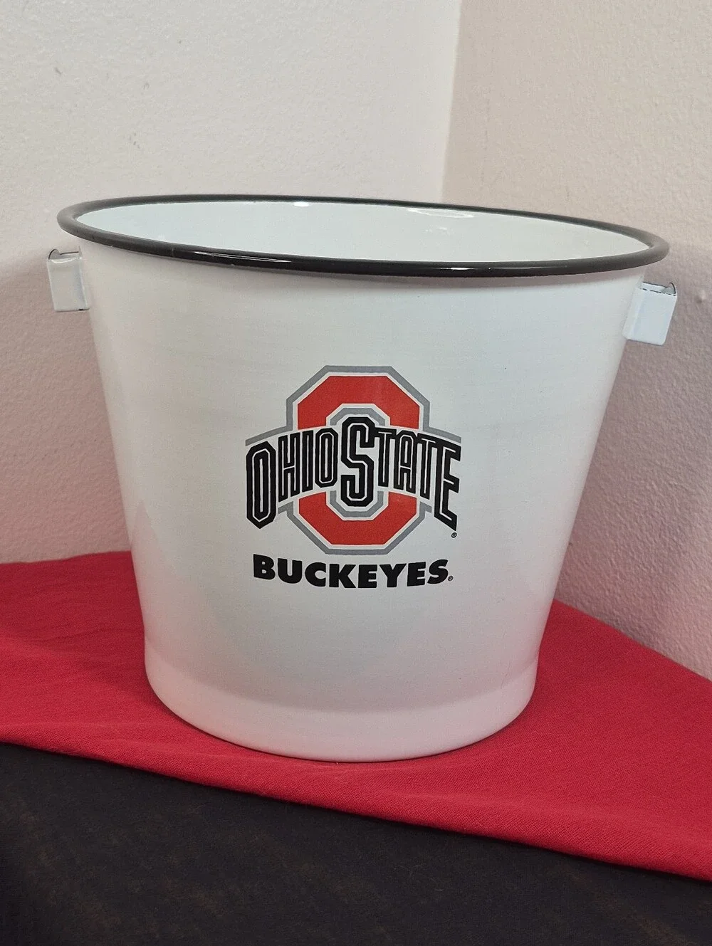 Ohio State Buckeyes Officially Licensed Team Metal Ice Bucket NWOT